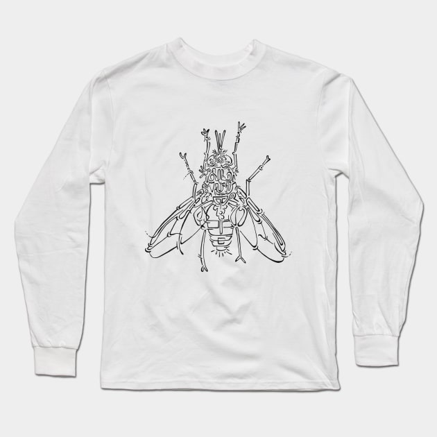 Mouche / Fly Long Sleeve T-Shirt by stephan_paquet